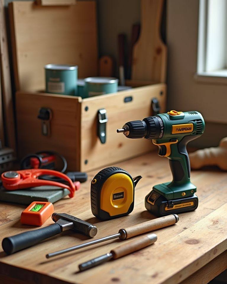 Bricoleur professionnel au travail